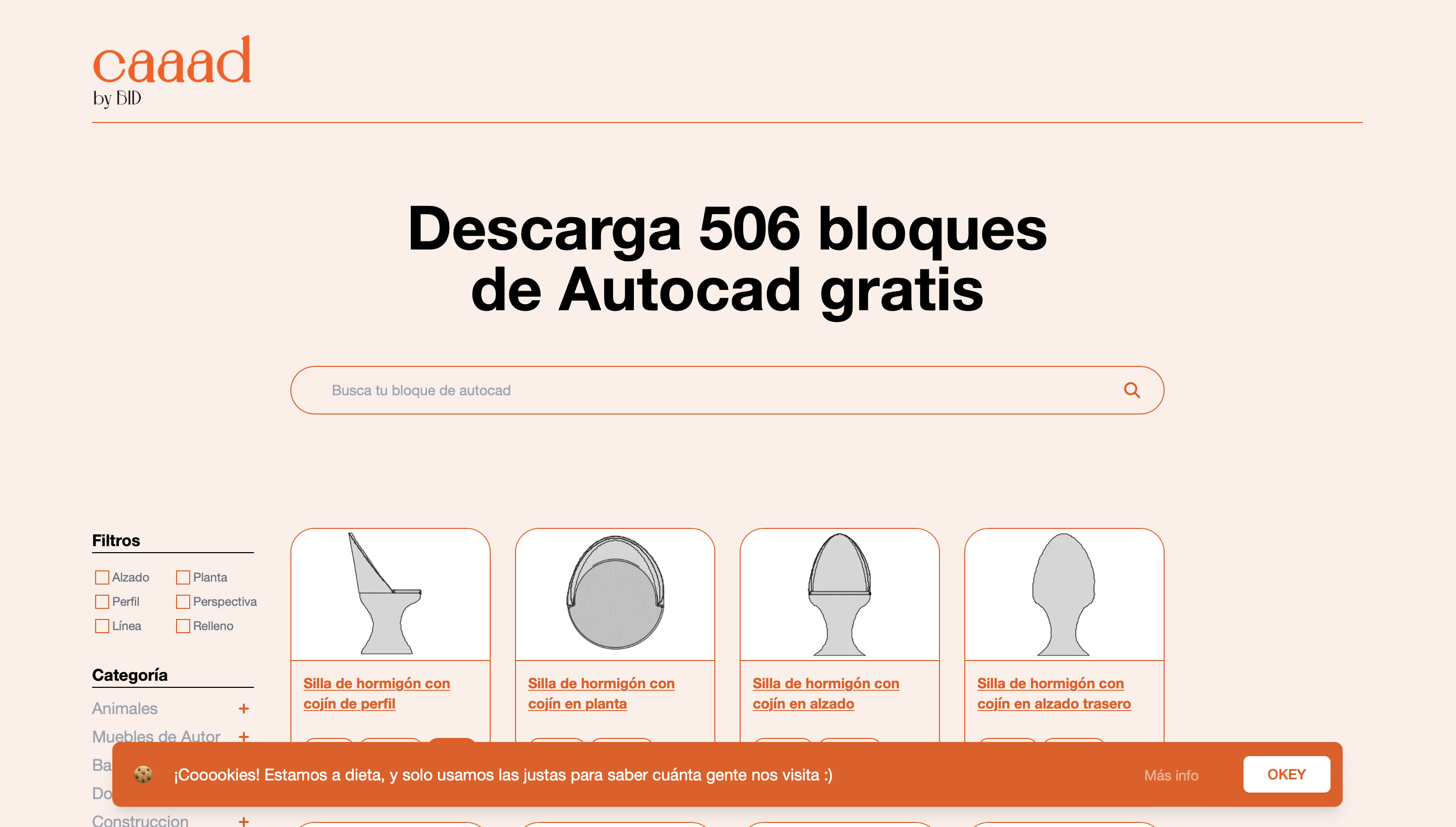 Portada de la web caaad.pro