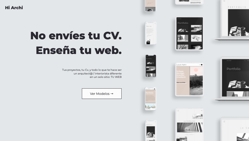 Portada de la web HiArchi
